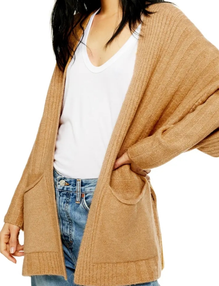 Topshop Long Sleeve Chunky Cardigan Womens Size 12